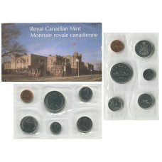 Набор из 6-ти монет Канады 1977 г.(в запайке)
