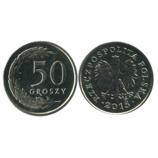 50 грошей Польши 2015 г.