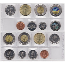Набор из 7-ми монет Канады 2017г. 150 лет Конфедерации