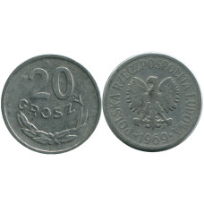 20 грошей Польши 1969 г.