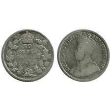 10 центов Канады 1913 г.