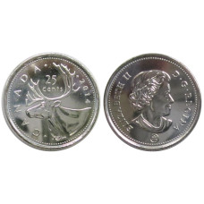 25 центов Канады 2014 г., Олень