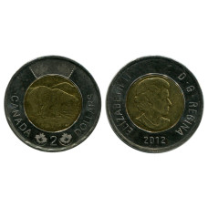 2 доллара Канады 2012 г.
