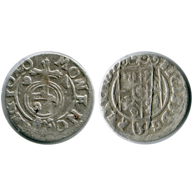 Серебряная монета Польский полторак 1624 г. 35