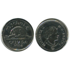 5 центов Канады 2014 г.