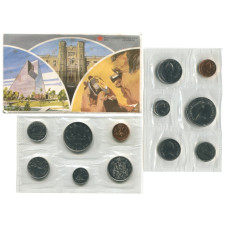 Набор из 6-ти монет Канады 1979 г.(в запайке)