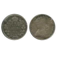 5 центов Канады 1910 г.