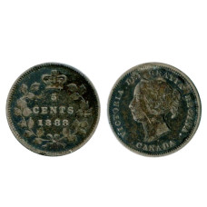 5 центов Канады 1888 г.