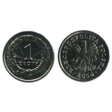 1 злотый Польши 2014 г. 1 злотый Польши 2014 г.
