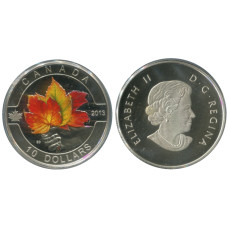 10 долларов Канады 2013 г., Кленовые листья