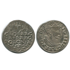 3 гроша Польши 1590 г.