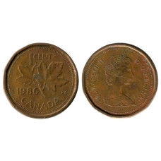 1 цент Канады 1986 г.