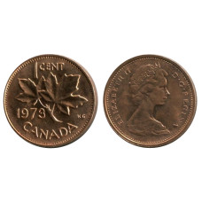 1 цент Канады 1973 г.