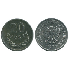 20 грошей Польши 1971 г.