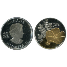 50 центов Канады 2005 г., Золотая роза