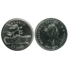 25 центов Канады 1992 г., Провинция Онтарио