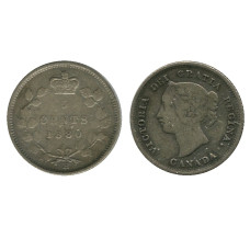 5 центов Канады 1880 г.