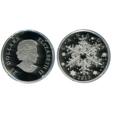 20 долларов Канады 2013 г., Снежинка
