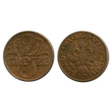 2 гроша Польши 1936 г.
