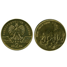 2 злотых Польши 1999 г., Волк