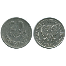 20 грошей Польши 1985 г.