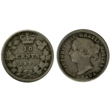 10 центов Канады 1888 г.