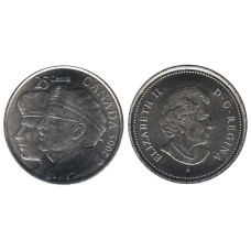 25 центов Канады 2005 г., Год ветеранов