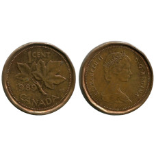 1 цент Канады 1989 г.