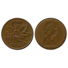 1 цент Канады 1977 г.