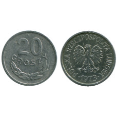 20 грошей Польши 1973 г.