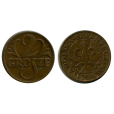 2 гроша Польши 1939 г.