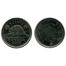 5 центов Канады 2009 г.