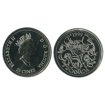 Монета 25 центов Канады 1999 г., Нация людей