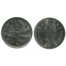 25 центов Канады 2010 г., Олень