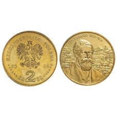 2 злотых Польши 2004 г., Александр Чекановский 2 злотых Польши 2004 г., Александр Чекановский