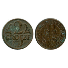 2 гроша Польши 1925 г.