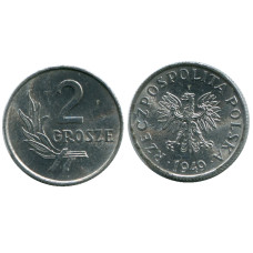 2 гроша Польши 1949 г.