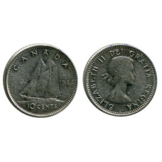 10 центов Канады 1964 г.