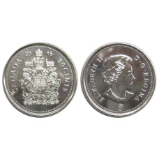 50 центов Канады 2016 г.