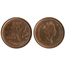 1 цент Канады 1998 г.