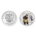 Монета 25 рублей 2021 г. Маша и Медведь в специальном исполнении