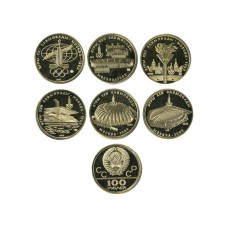 Набор 6 монет "Олимпиада-80" (копии)