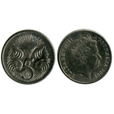 5 центов Австралии 2001 г.