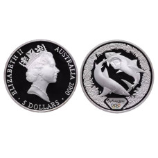 5 долларов Австралии 2000 г. Олимпийские игры в Сиднее - Акулы