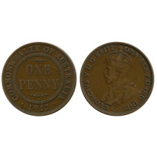 1 пенни Австралии 1917 г.