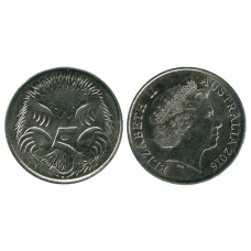 5 центов Австралии 2016 г.
