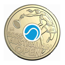 2 доллара Австралии 2025 г. 120 лет Открытому чемпионату Австралии по теннису среди женщин