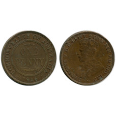 1 пенни Австралии 1916 г.