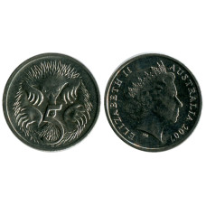 5 центов Австралии 2007 г.