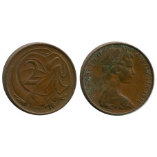 2 цента Австралии 1978 г., Плащеносная ящерица